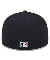 Men's New Era White Atlanta Braves 2024 Batting Practice Low Profile 59FIFTY Fitted Hat