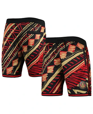 Men's Mitchell & Ness Black Atlanta United Fc Tribal Fashion Shorts