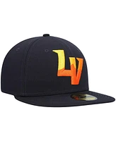 Men's New Era Navy Las Vegas Aviators Authentic Collection Team Alternate 59FIFTY Fitted Hat