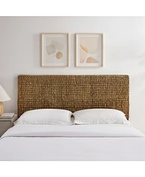 Crosley Edgewater King Seagrass Rattan Headboard