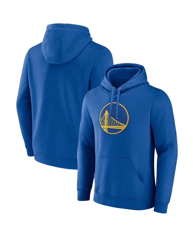 Men's Fanatics Royal Golden State Warriors Primary Logo Pullover Hoodie