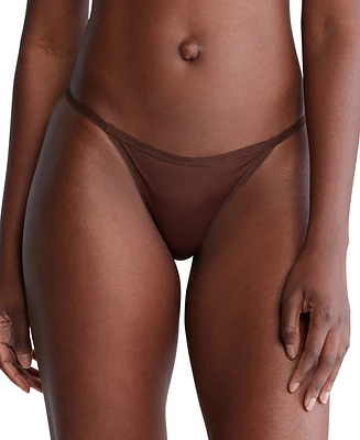 Calvin Klein Women's Ideal Micro String Thong Underwear QD5115