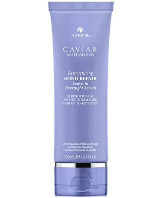 Alterna Caviar Restructuring Bond Repair Leave-In Overnight Serum, 3.4 oz.
