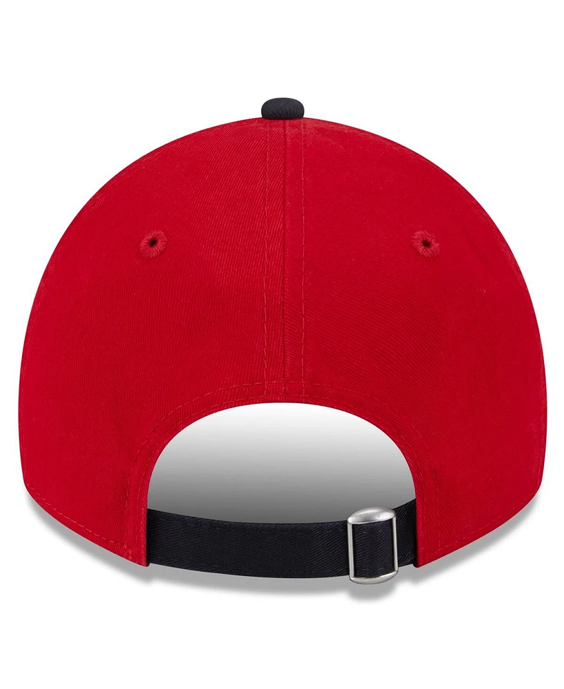 Men's New Era Red Boston Red Sox 2024 Batting Practice 9TWENTY Adjustable Hat