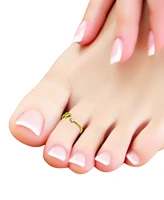 Giani Bernini Cubic Zirconia Heart Bypass Toe Ring, Created for Macy's