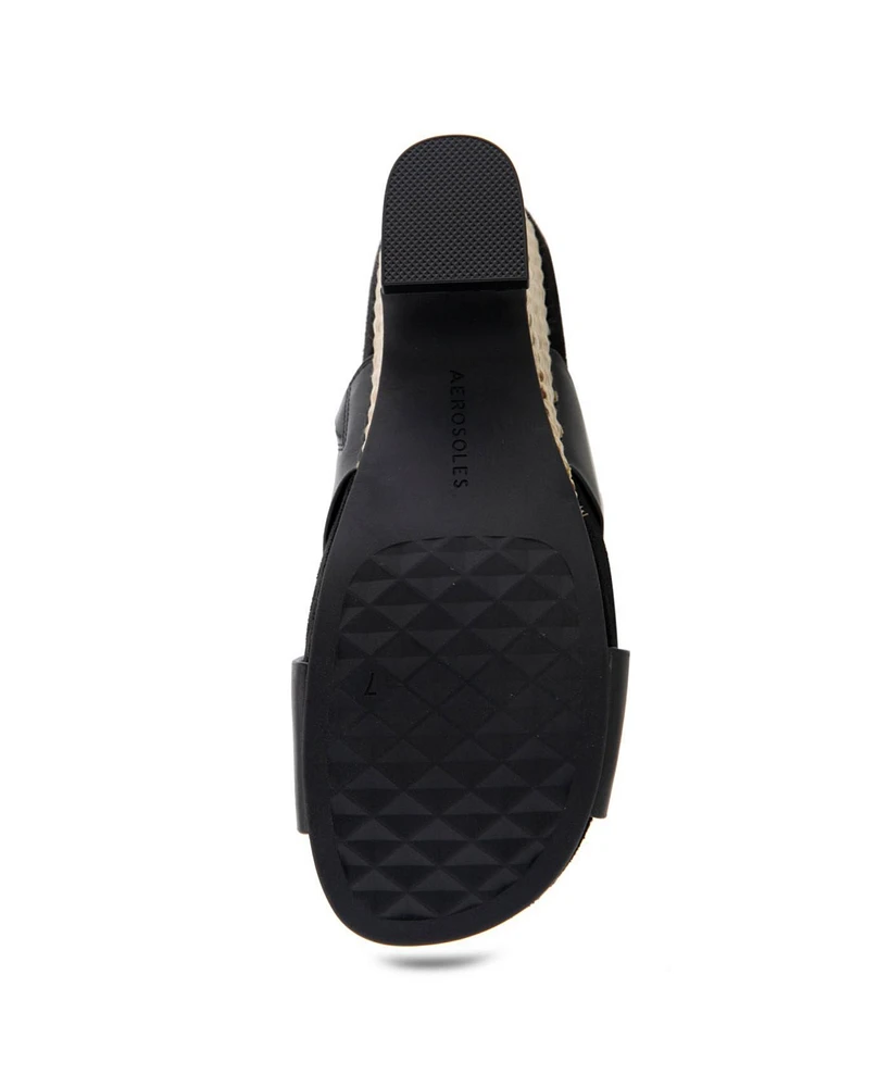Aerosoles Women's Madina Open Toe Wedge Sandals
