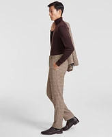 Hugo by Hugo Boss Men's Modern-Fit Houndstooth Suit Separate Pants