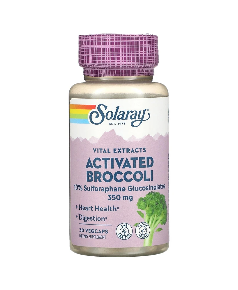 Solaray Vital Extracts Activated Broccoli 350 mg - 30 VegCaps