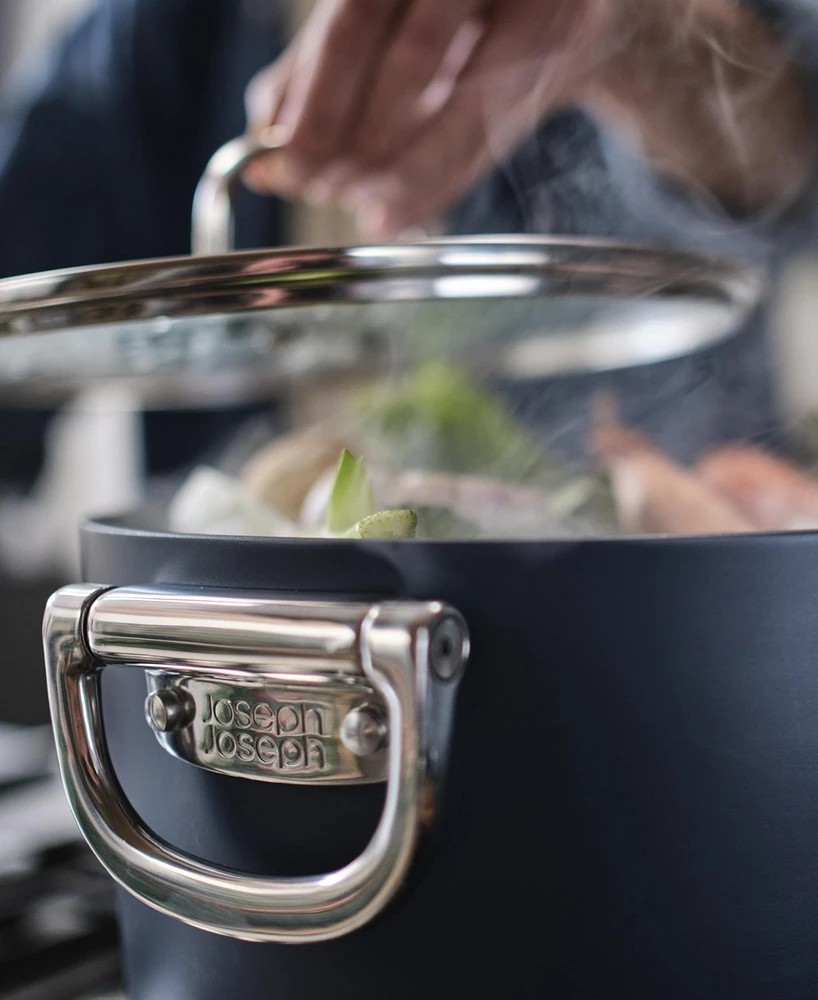 Joseph Joseph Space Ceramic Nonstick 5.4.Qt. Saucepan