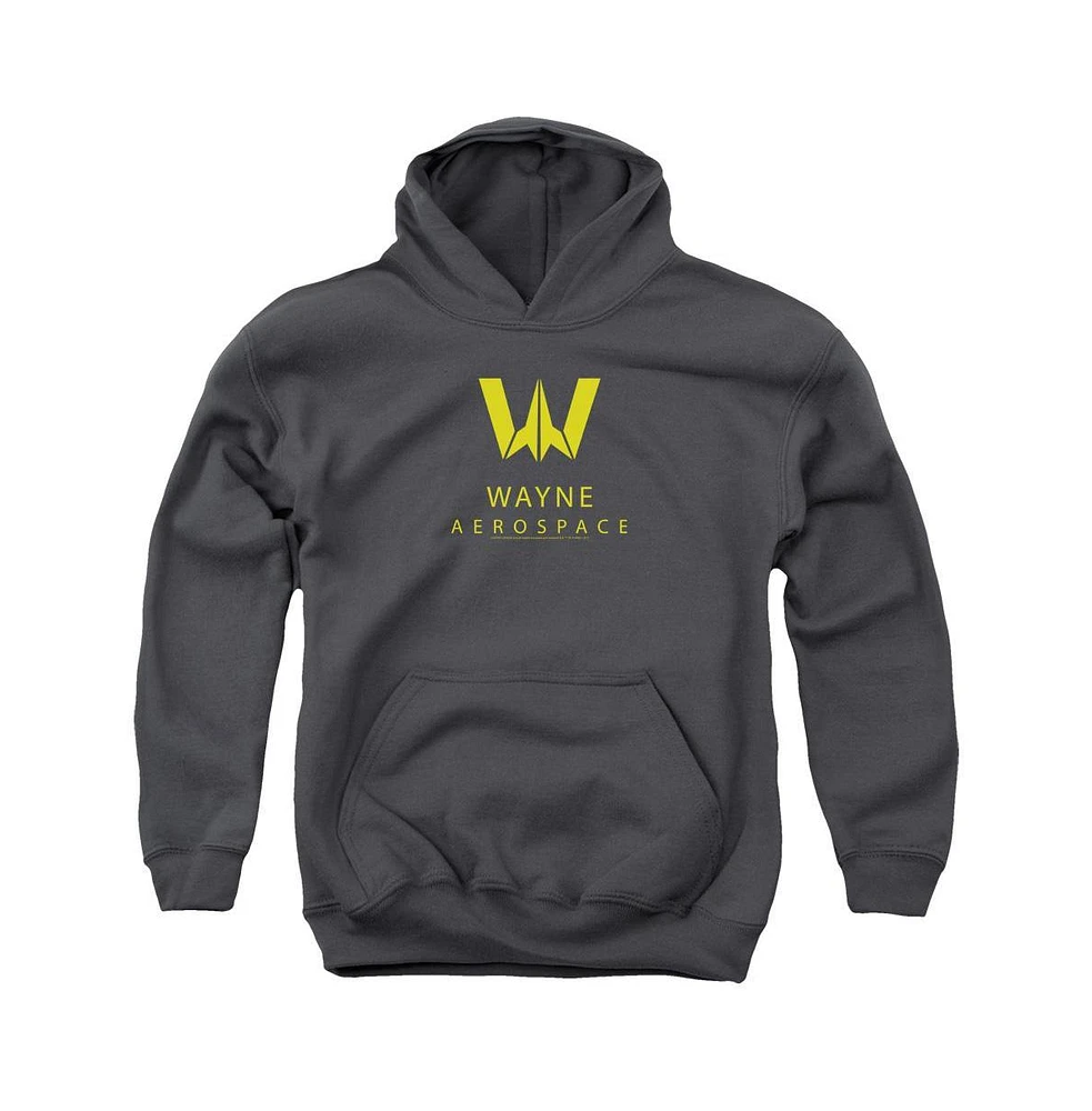 Justice League Movie Youth Wayne Aerospace Pull Over Hoodie / Hooded Sweatshirt