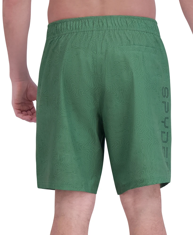 Spyder Men's Topography-Print 9" EBoard Shorts