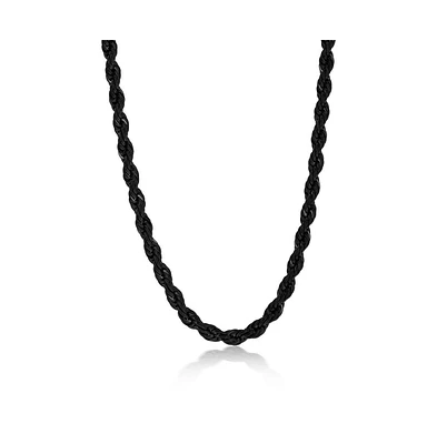Stainless Steel 5mm Rope Chain Necklace