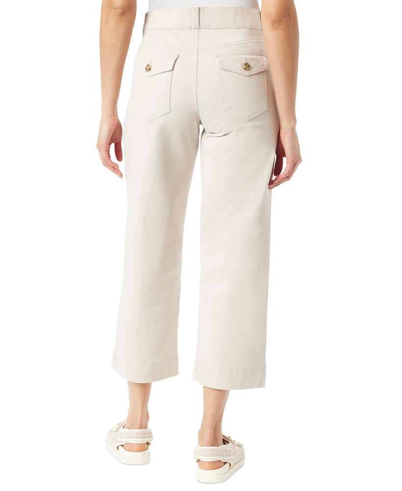Gloria Vanderbilt Women's Shape-Effect Wide-Leg Cropped Pants