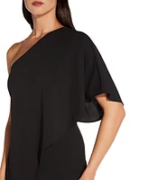 Adrianna Papell One-Shoulder Jumpsuit