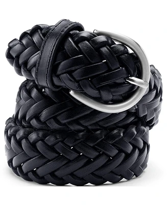 Lands' End Women's Leather Braided Belt