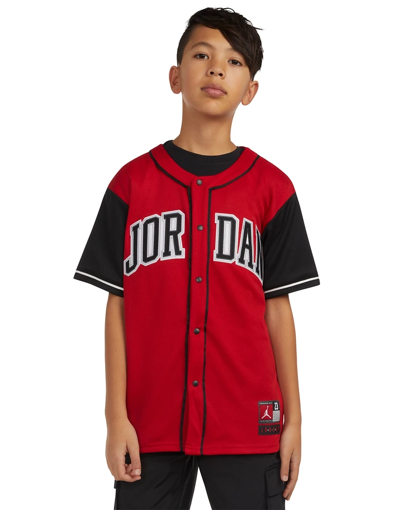 Jordan Big Boys Baseball Jersey T-Shirt