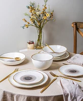 Christian Siriano Luma 16 Pc. Dinnerware Set, Service for 4