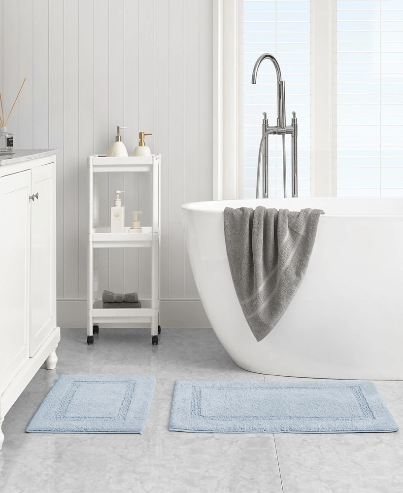 Nautica Peniston Solid Cotton Tufted 2-Pc. Bath Rug Set