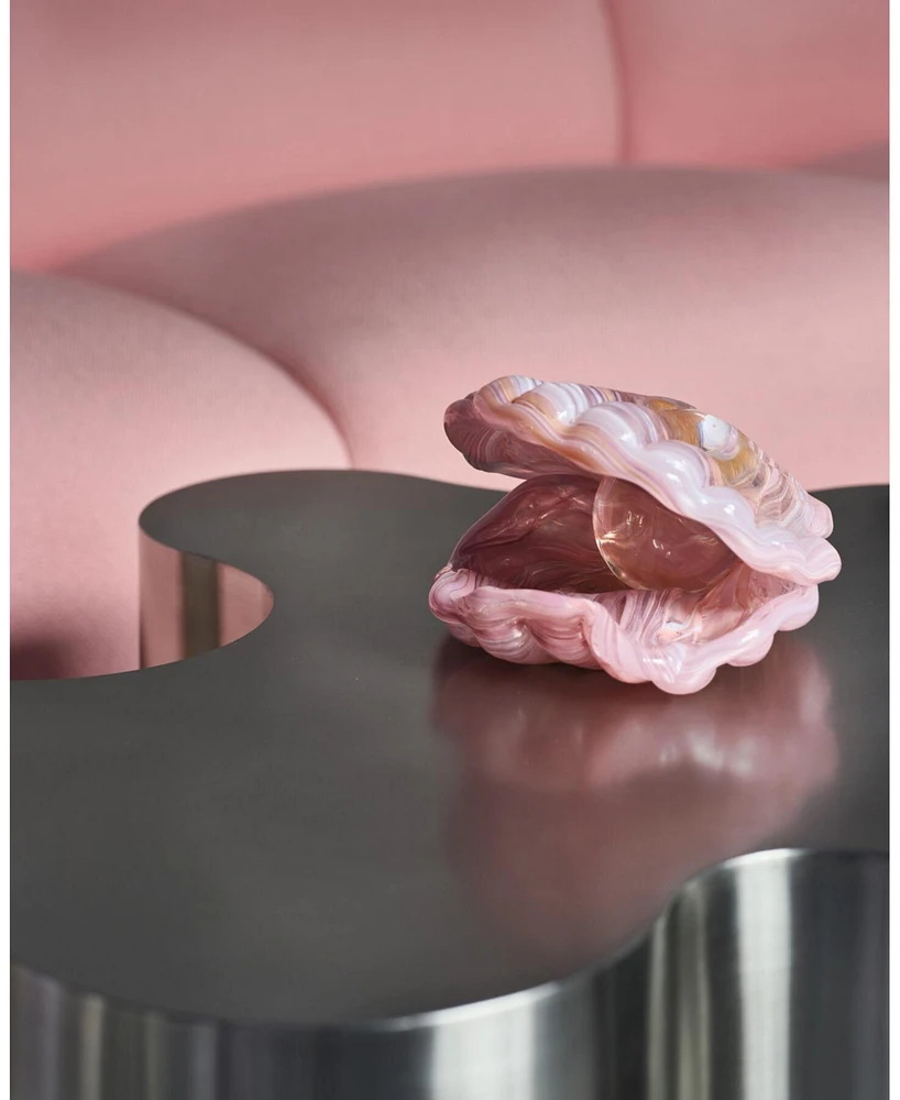 Kosta Boda Mother of Pearl Pink Decor Bowl