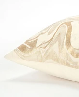 Rizzy Home Abstract Polyester Filled Decorative Pillow, 20" x 20"