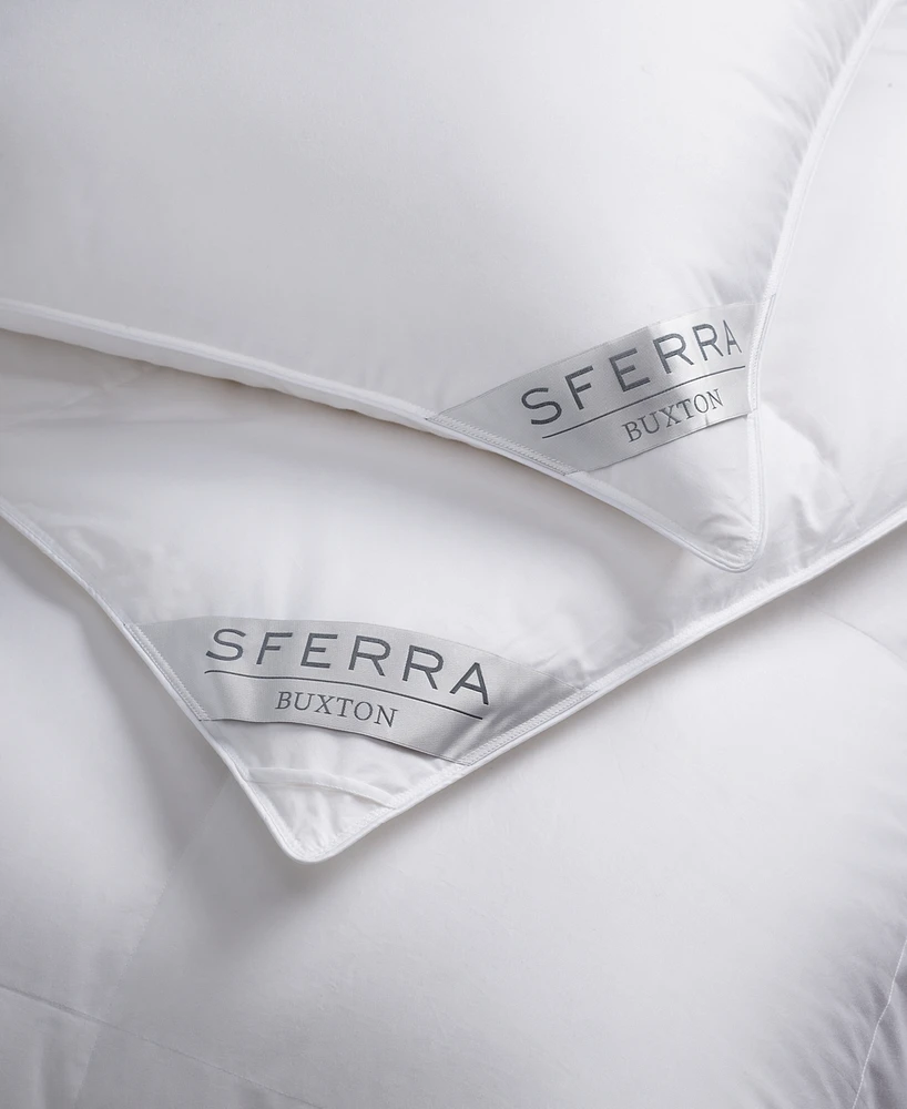 Sferra Buxton 350-Thread Count White Goose Down Comforter