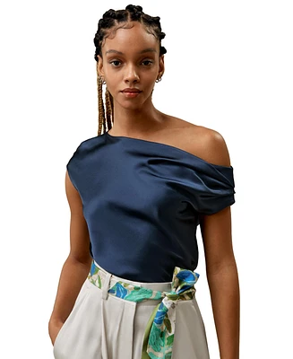 Lilysilk Women's Boat Neck Silk Top
