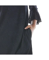 Beach House Style Solid Kelsea Smocked Off the Shoulder Dress