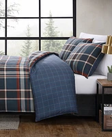 Eddie Bauer Shasta Lake Microsuede 2 Piece Duvet Cover Set, Twin