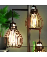 Teardrop 68" Led Floor Lamp with 3 Metal Shades