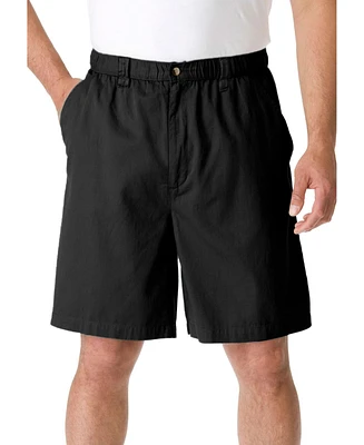KingSize Big & Tall Knockarounds 8" Full Elastic Plain Front Short