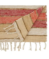 Saro Lifestyle Chic Stripes Table Runner, 16"x72"