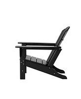 All-Weather Contoured Outdoor Poly Adirondack Chair