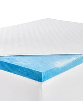 Serta Soothing Cool 3-Inch Gel Memory Foam Mattress Topper, Twin