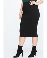 Eloquii Plus Knit Column Skirt