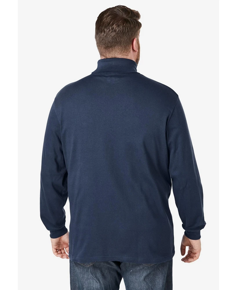 KingSize Men's Turtleneck Long-Sleeve Tee