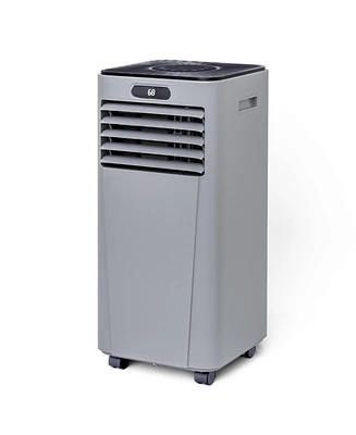 10000 Btu 4-in-1 Portable Air Conditioner with Dehumidifier and Fan Mode-Gray