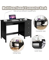 Computer Desk Study Writing Home Office Workstation with 3 Drawers