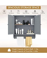 Wall Mounted Bathroom Medicine Cabinet Storage Cupboard