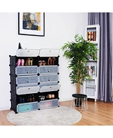 12 Cubic Portable Shoe Rack Shelf Cabinet Storage Closet Organizer