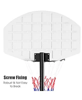 Adjustable Basketball Hoop System Stand Kid Indoor Outdoor Net Goal