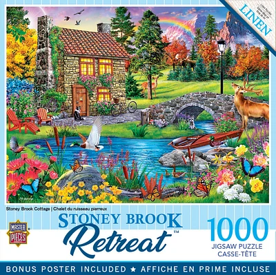 MasterPieces Retreats - Stoney Brook Cottage 1000 Piece Jigsaw Puzzle