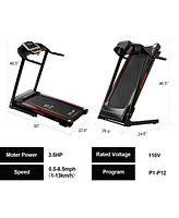 Portable Incline Folding Treadmill with App