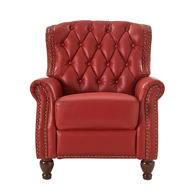 Arnold Transitional Recliner With Nailhead Trim