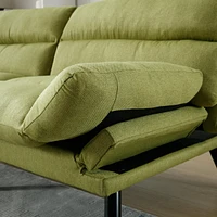 Velvet Sofa, Accent Sofa Loveseat Sofa With Metal Feet
