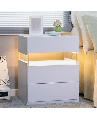 Cubehom Led Nightstand Modern Lighting for a Dreamy Atmosphere
