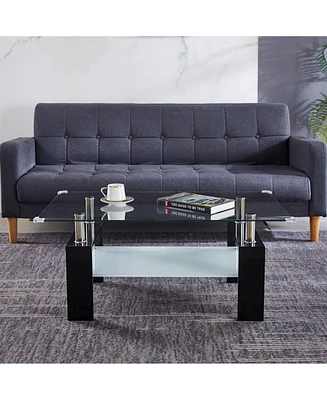 Streamdale Furniture Artisan Center Coffee Table, Black
