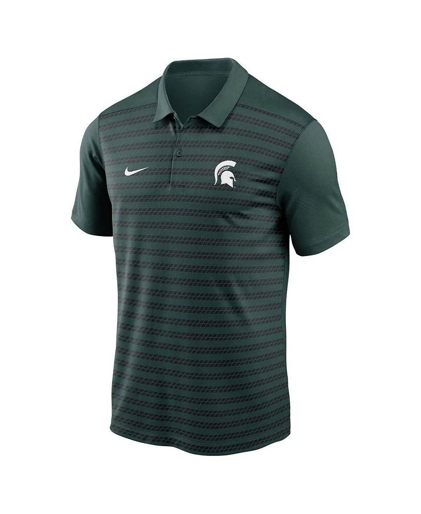 Nike Men's Green Michigan State Spartans 2024 Early Season Coaches Sideline Performance Polo