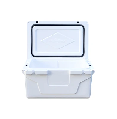 White Outdoor Camping Picnic Fishing Portable Cooler 65Qt Portable Insulated Cooler Box