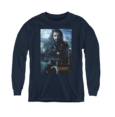 The Hobbit Youth Thorin Poster Long Sleeve Sweatshirts