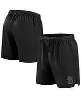 Fanatics Signature Men's Black St. Louis Cardinals Front Office Woven Shorts